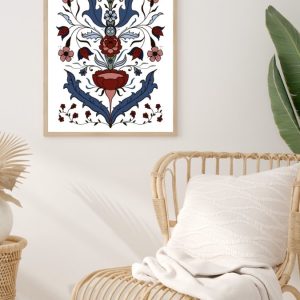 Kurbits poster blåröd